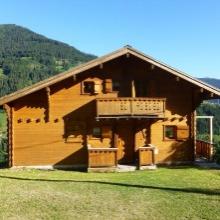 Chalet with a view of Mont Blanc near the ski resort of Les Saisies